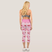 Leggings "Lip Capri" für Frauen in Rosa (Rückseite)