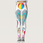 Leggings Long Beach Summer (Vorderseite)