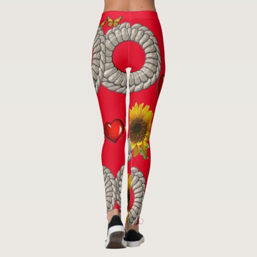 Leggings Long Sunflower (Rückseite)