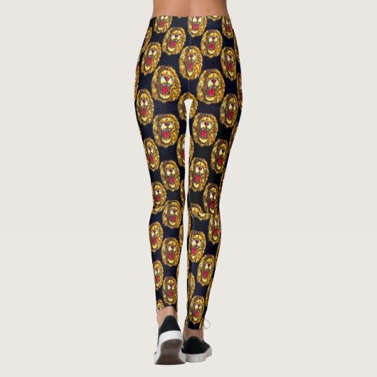 Leggings - Löwenkopf (Sammlung Isi-Agu) (Rückseite)