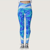 Leggings Mandala Neptun (Vorderseite)