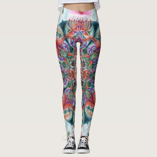 Leggings Mandala Pluto (Vorderseite)