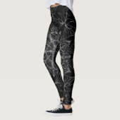 Leggings Mandala, Schwarz und Weiß (Links)