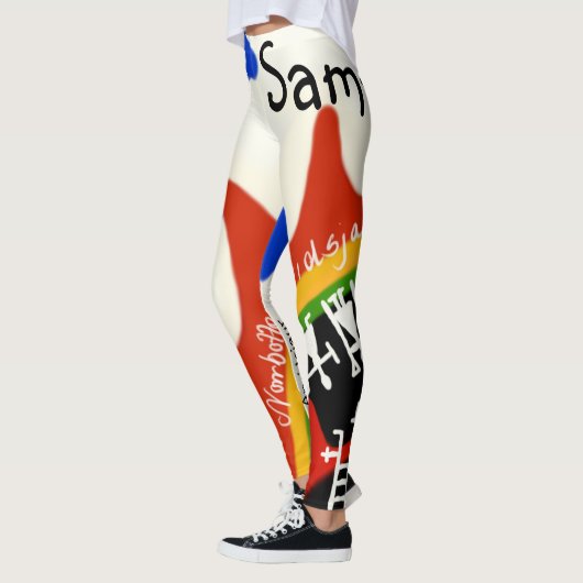 Leggings med samiska tecken och färger! (Links)