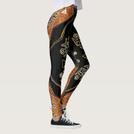 Leggings med samiskt mönster