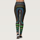 Leggings ~ mehrfarbig ~ Original (Rückseite)
