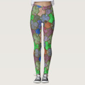 LEGGINGS - Mehrfarbige Blöcke - Standard (Vorderseite)