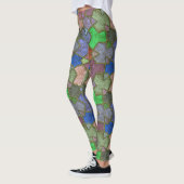 LEGGINGS - Mehrfarbige Blöcke - Standard (Links)