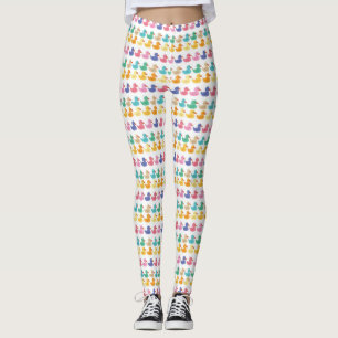Leggings - Mehrfarbige Enten