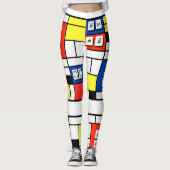 Leggings Milliamperestunde Jonng-Mondrian (Vorderseite)