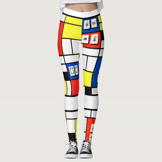 Leggings Milliamperestunde Jonng-Mondrian (Vorderseite)
