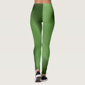 Leggings mit abstraktem Green Flow Design (Rückseite)