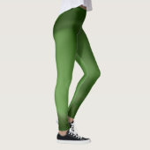 Leggings mit abstraktem Green Flow Design (Rechts)