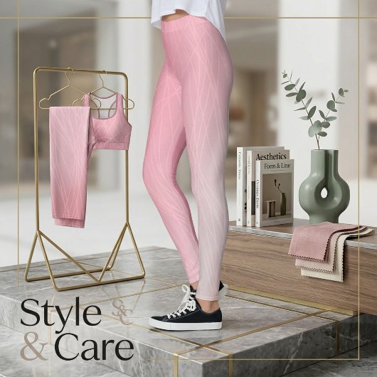 Leggings mit abstraktem Lichtdesign - Einzigartige