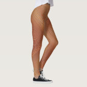 Leggings mit abstraktem Wavy Strip (Rechts)