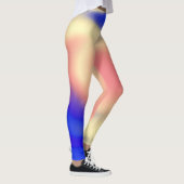 Leggings mit Abstrakter Farbflussgestaltung (Rechts)