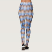 Leggings mit Abstrakter Honigwabe (Rückseite)