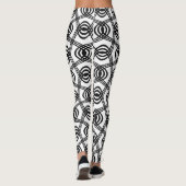Leggings mit abstrakter Welle (Rückseite)