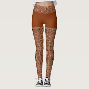 Leggings mit afrikanischem Muster