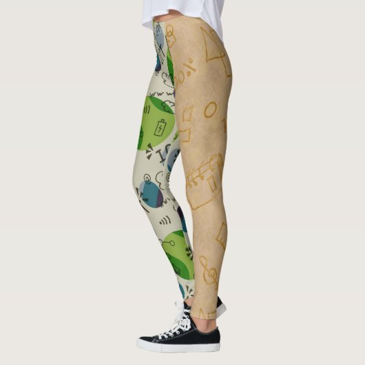 Leggings mit All-Over-Print (Links)
