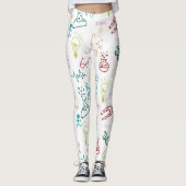 Leggings mit All-Over-Print (Vorderseite)