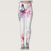 Leggings mit Aquarellfärbung (Vorderseite)
