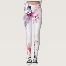 Leggings mit Aquarellfärbung