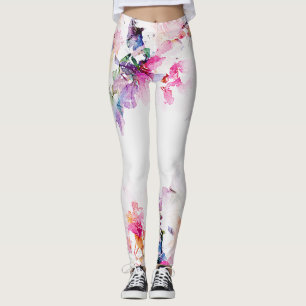 Leggings mit Aquarellfärbung