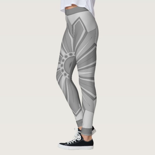 Leggings mit Aschekunst (Links)