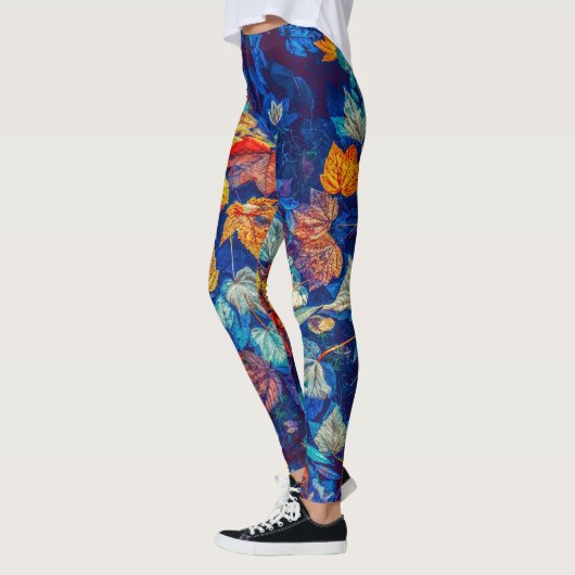 Leggings mit atemberaubender Blume (Links)