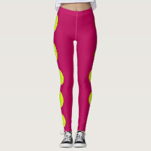Leggings mit benutzerdefinierten Tennisballen