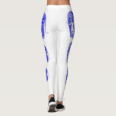 Leggings mit blauem Elefanten (Rückseite)