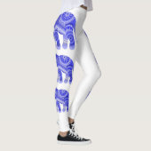 Leggings mit blauem Elefanten (Rechts)