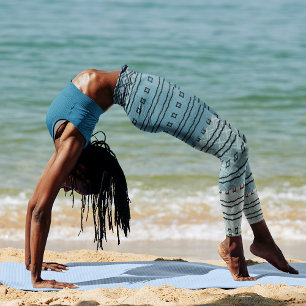 Leggings mit blauem Gradient
