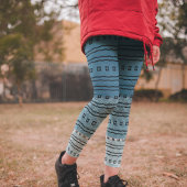Leggings mit blauem Gradient