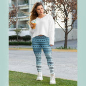 Leggings mit blauem Gradient