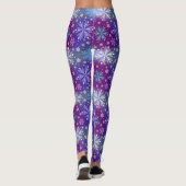 Leggings mit blauem Schnee (Rückseite)
