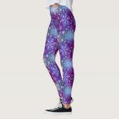 Leggings mit blauem Schnee (Links)