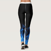 Leggings mit Blauer Flamme (Rückseite)