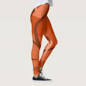 Leggings mit blauer lässiger Kunst (Rechts)