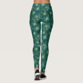 Leggings mit blaugrüner Hautfarbe (Rückseite)