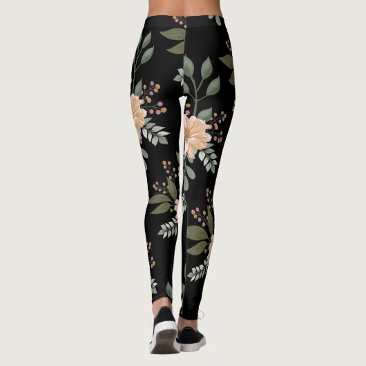 Leggings mit Blumenmuster (Rückseite)