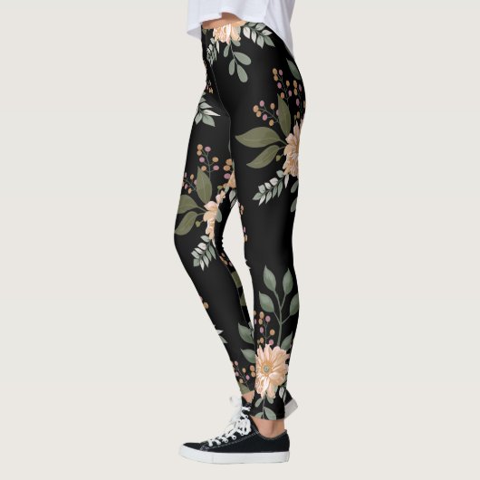 Leggings mit Blumenmuster (Links)