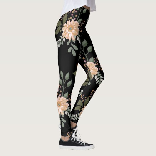 Leggings mit Blumenmuster (Rechts)