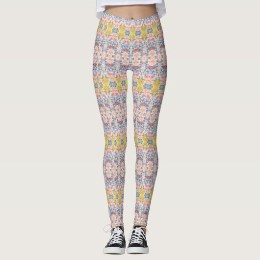 Leggings mit Blumenmuster (Vorderseite)