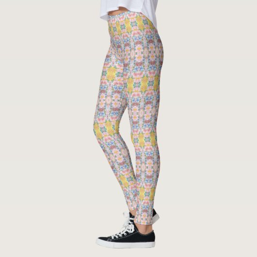 Leggings mit Blumenmuster (Links)