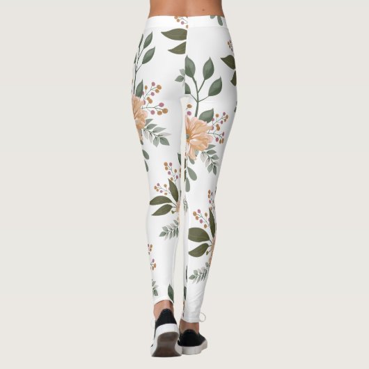 Leggings mit Blumenmuster (Rückseite)