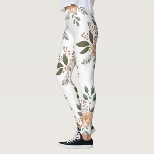 Leggings mit Blumenmuster (Links)