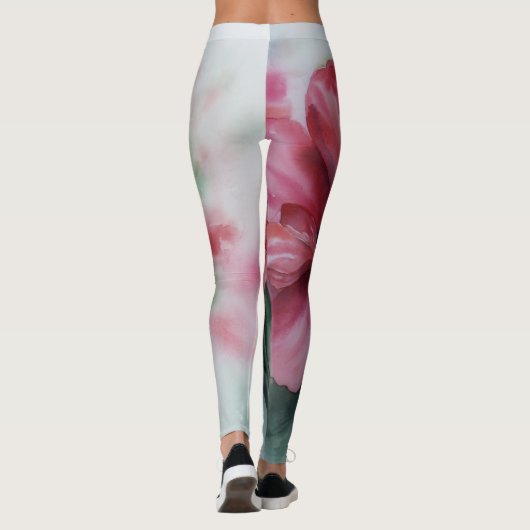 Leggings mit Blumenwasser (Rückseite)