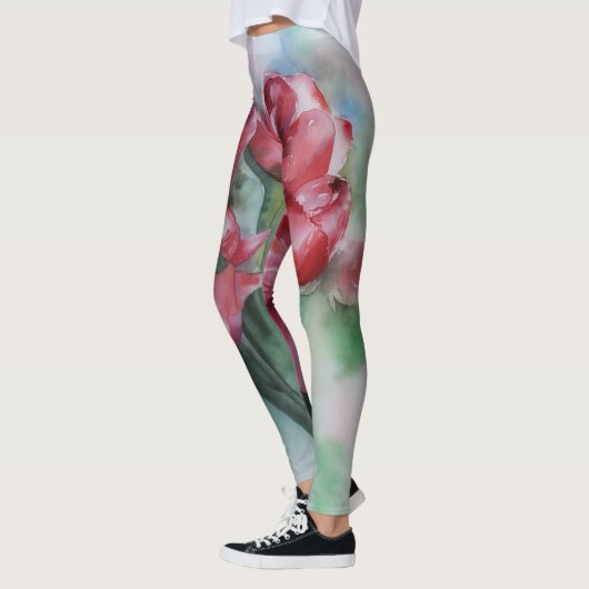 Leggings mit Blumenwasser (Links)
